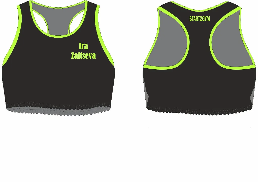Топы CROPTOP BLACK & GREEN